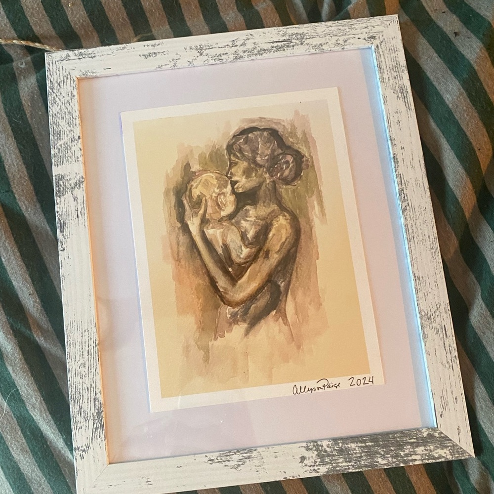 A Child’s Love — Artist signed — Framed Art Print